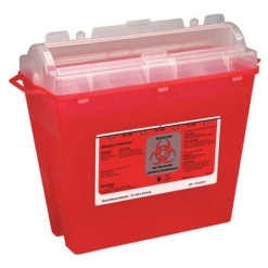 First Aid Only M943 Sharps Container, 5 Qt.