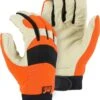 Majestic 2152THV Hivis Orange Winter Lined Bald Eagle Mechanic Pigskin Glove Dozen