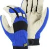 Majestic 2152TW Blue Winter Lined Bald Eagle Mechanic Pigskin Waterproof Glove