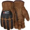 MCR 36336K Select Kevlar Lined Goatskin Leather A5 Cut Rated Impact Gloves With Oil Block