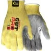 MCR 9686 Safety Cut Pro A3 Rated Kevlar Glove With Split Leather Palm