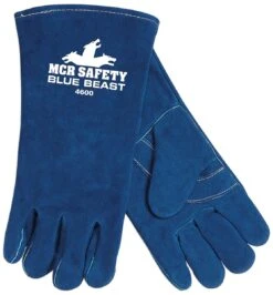 MCR 4600 Lined Memphis Blue Beast Leather Welding Glove