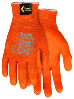 MCR 9178NFO Memphis Cut Pro A4 Hivis Orange Touchscreen Kevlar Glove Nitrile Foam