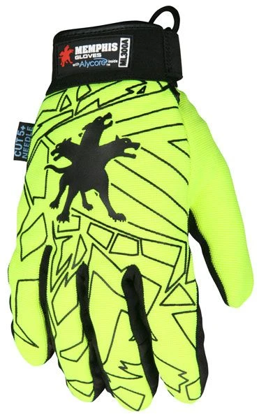 MCR ML300A Memphis Multitask HiVis Alycore Cut & Puncture Resistant Gloves 2 MCR ML300A Memphis Multitask HiVis Alycore Cut & Puncture Resistant Gloves - Image 2