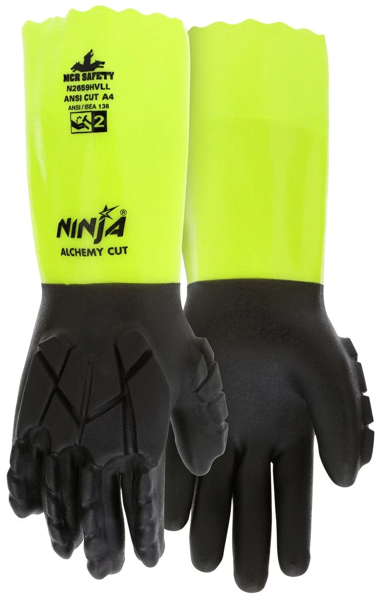 MCR N2659HVL Ninja Alchemy A4 Cut Rated 14" Double Dip PVC 1 MCR N2659HVL Ninja Alchemy A4 Cut Rated 14" Double Dip PVC