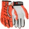 MCR PD2910 Predator A5 Cut Hivis Mechanics Leather Impact Glove With D3O