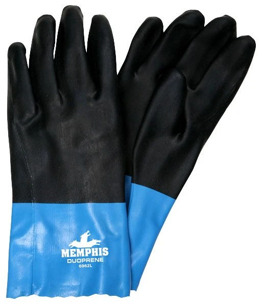 MCR 6962 Memphis 12" Interlock Lined Duoprene Double Dipped Neoprene Glove 1 MCR 6962 Memphis 12" Interlock Lined Duoprene Double Dipped Neoprene Glove