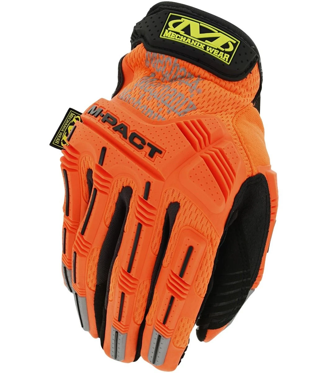Mechanix Wear SMP-99 Hi-Viz Orange M-Pact Impact Glove 2 Mechanix Wear SMP-99 Hi-Viz Orange M-Pact Impact Glove - Image 2
