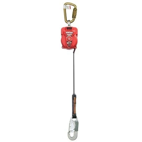 Miller By Honeywell MFL-1-Z7/6FT 6' TurboLite Personal Fall Limiter With Steel Carabiner & Steel Locking Snap Hook 1 Miller By Honeywell MFL-1-Z7/6FT 6' TurboLite Personal Fall Limiter With Steel Carabiner & Steel Locking Snap Hook