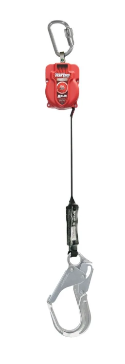 Miller By Honeywell MFL-2-Z7/6FT 6' TurboLite Personal Fall Limiter With Steel Carabiner & Steel Locking Rebar Hook 1 Miller By Honeywell MFL-2-Z7/6FT 6' TurboLite Personal Fall Limiter With Steel Carabiner & Steel Locking Rebar Hook