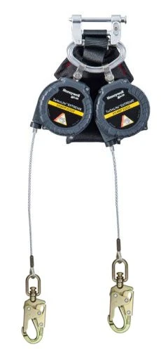 Miller By Honeywell MFLEC2-4/6FT 6' Twin Leg TurboLite Flash Personal Fall Limiter With Snap Hooks