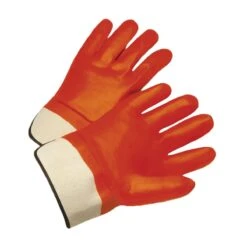 PIP 1017OR Insulated And Waterproof PVC Dipped Glove Smooth Finish Safety Cuff