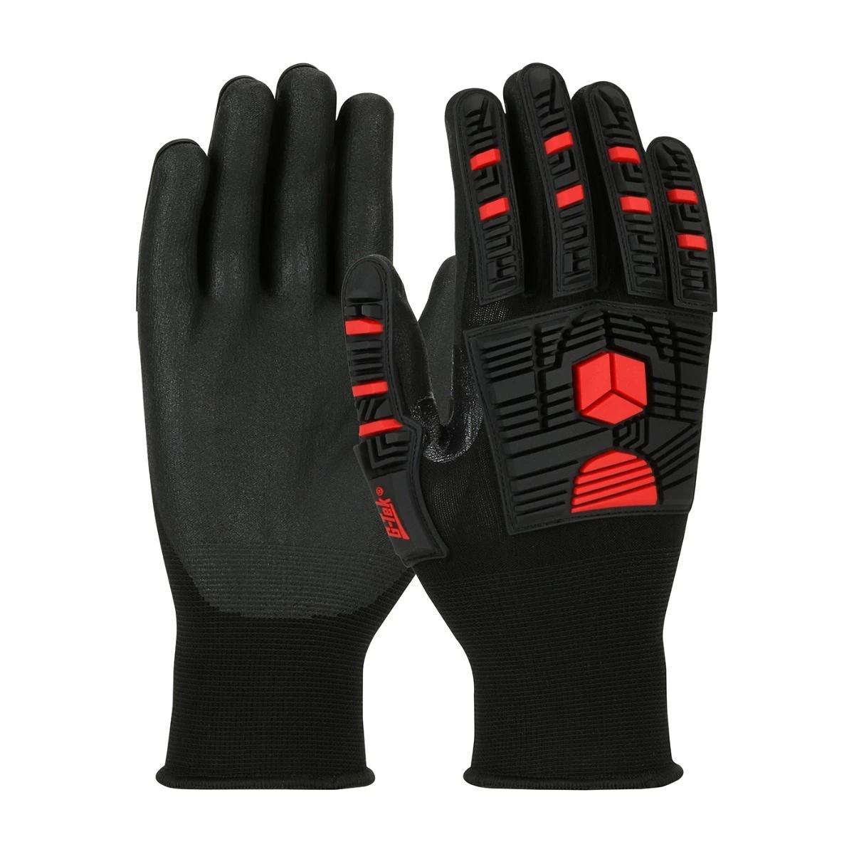 PIP 34-MP155 G-Tek GP Nylon Nitrile Foam Coated Impact Grip Glove 1 PIP 34-MP155 G-Tek GP Nylon Nitrile Foam Coated Impact Grip Glove