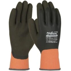 PIP 41-1329 Powergrab Thermodex Fully Coated Hivis Orange Nylon Glove Latex Grip