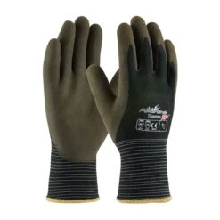 PIP 41-1430 PowerGrab Thermo W A2 Black Polyester Lined Glove Latex MicroGrip