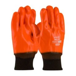 PIP 58-7303 Procoat Insulated And Waterproof PVC Dipped Glove Smooth Finish Knit Wrist