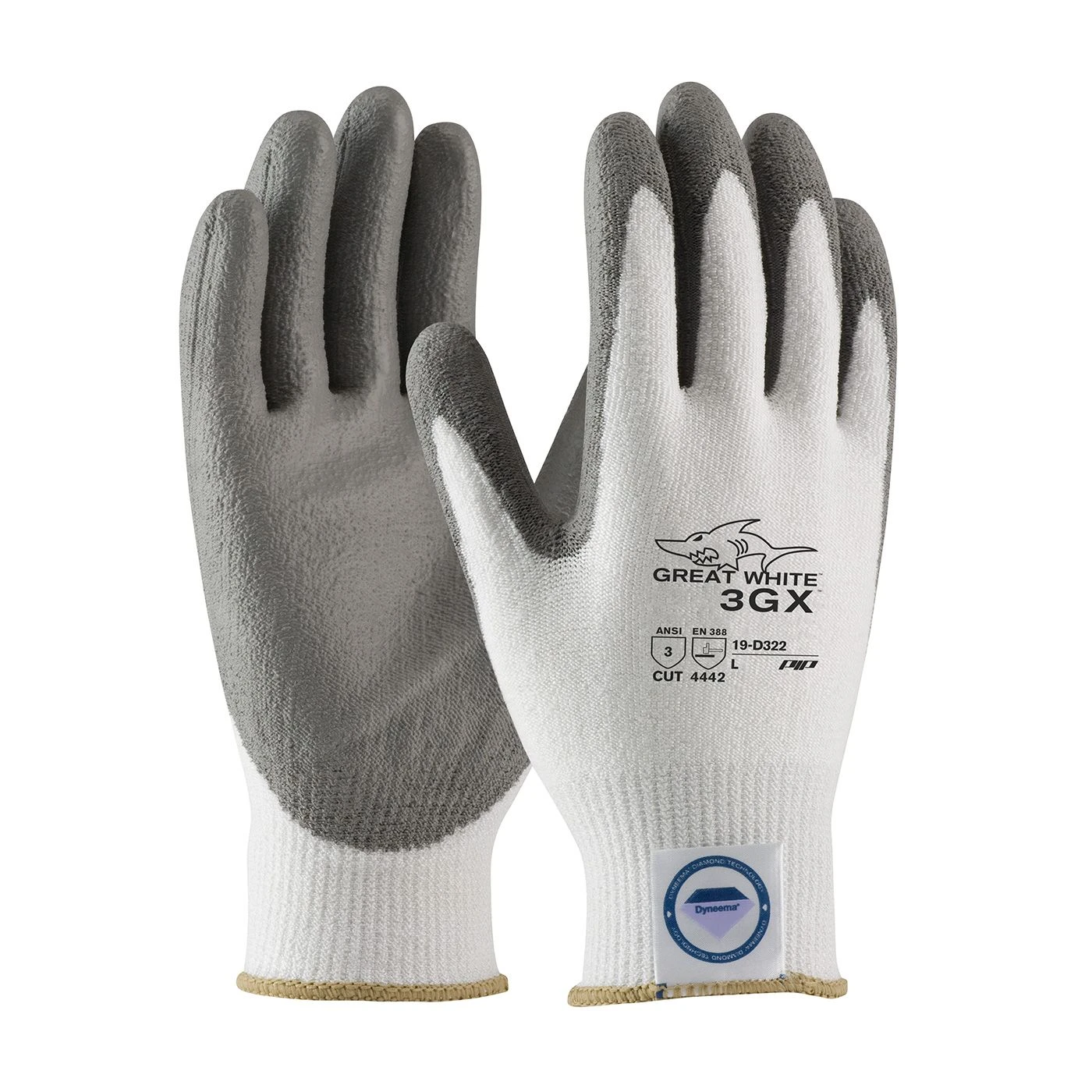 PIP 19-D322 Great White Dyneema 3GX Gloves 1 PIP 19-D322 Great White Dyneema 3GX Gloves