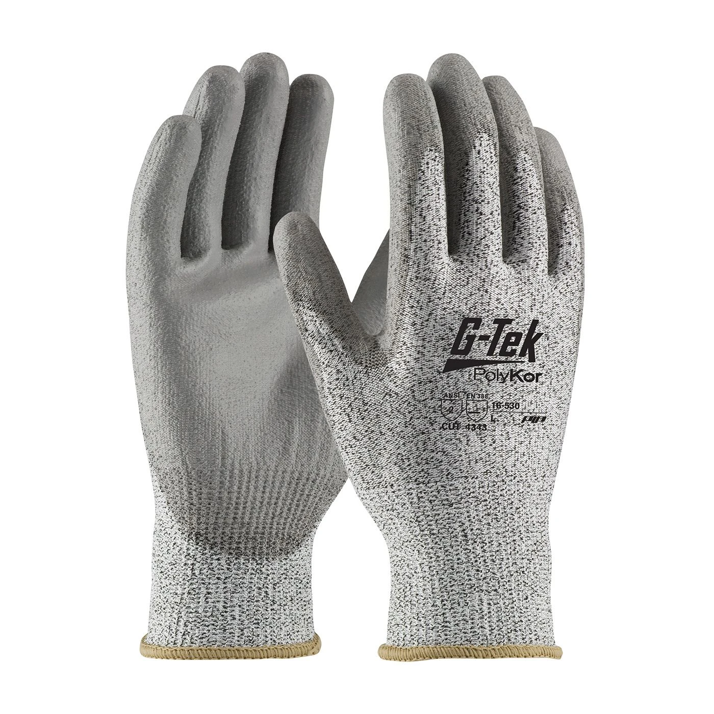 PIP 16-530 G-Tek PolyKor PU Gloves 1 PIP 16-530 G-Tek PolyKor PU Gloves