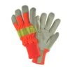 PIP HVO1555 Thermal Lined Pigskin Leather Glove Hi-Vis Nylon Back Knit Wrist By The Dozen