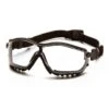 Pyramex V2G H2X Goggles With Black Strap/Temples