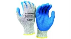 Pyramex GL501C5 ANSI 4 Crinkle Latex Gloves (Dozen)