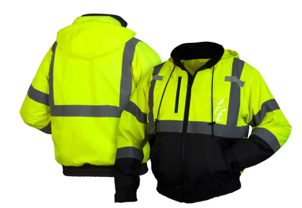 Pyramex RJ3110 Type R Class 3 Hi-Vis Lime Bomber Jacket 1 Pyramex RJ3110 Type R Class 3 Hi-Vis Lime Bomber Jacket