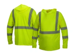 Pyramex RLPH110 Hi-Vis Lime Lightweight Hoodie