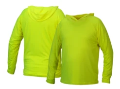 Pyramex RLPH110NS Hi-Vis Lime Lightweight Hoodie