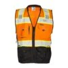 Kishigo S5003 Hi-Vis Orange High Performance Surveyors Vest