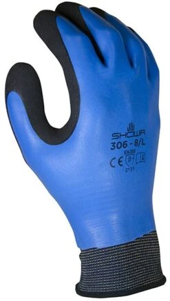Showa 306 13 Gauge Dual Latex Foam Grip Glove (Dozen)