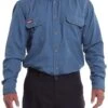 NSA Tecgen SHRA2TGV FR Premium Vented Medium Blue Shirt