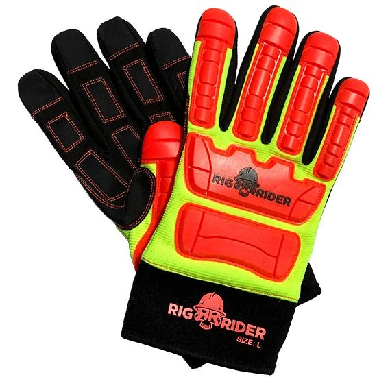 Southern Glove RTPMECGO Rig Rider Hi-Vis Synthetic Leather Impact 1 Southern Glove RTPMECGO Rig Rider Hi-Vis Synthetic Leather Impact