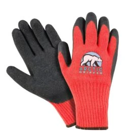 Southern OFBLLPD Arctic Gripper Acrylic Lined Hivis Orange Terry Glove Latex Palm