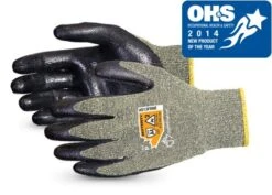 Superior S13FRNE Dexterity A4 Cut Flame Resistant Arc Flash Touchscreen Glove With Neoprene Palm