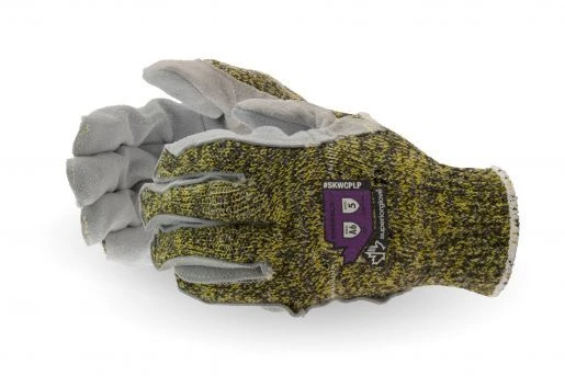 Superior SKWCPLP Emerald CX A6 Cut Kevlar/Stainless Steel Knit With Leather Palm 1 Superior SKWCPLP Emerald CX A6 Cut Kevlar/Stainless Steel Knit With Leather Palm