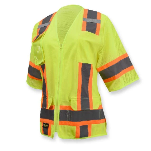 Radians SV63WG Hi-Vis Lime Green Surveyor Type R Class 3 Women's Safety Vest 1 Radians SV63WG Hi-Vis Lime Green Surveyor Type R Class 3 Women's Safety Vest