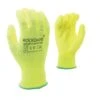 Task MH8130HY Rockdare Hi-Viz Yellow Polyester 13 Gauge Glove With PU Coating